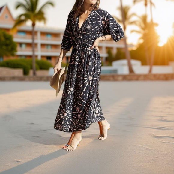 Anthropology Malai Sundress Coverup Sz Sm - Picture 3 of 16